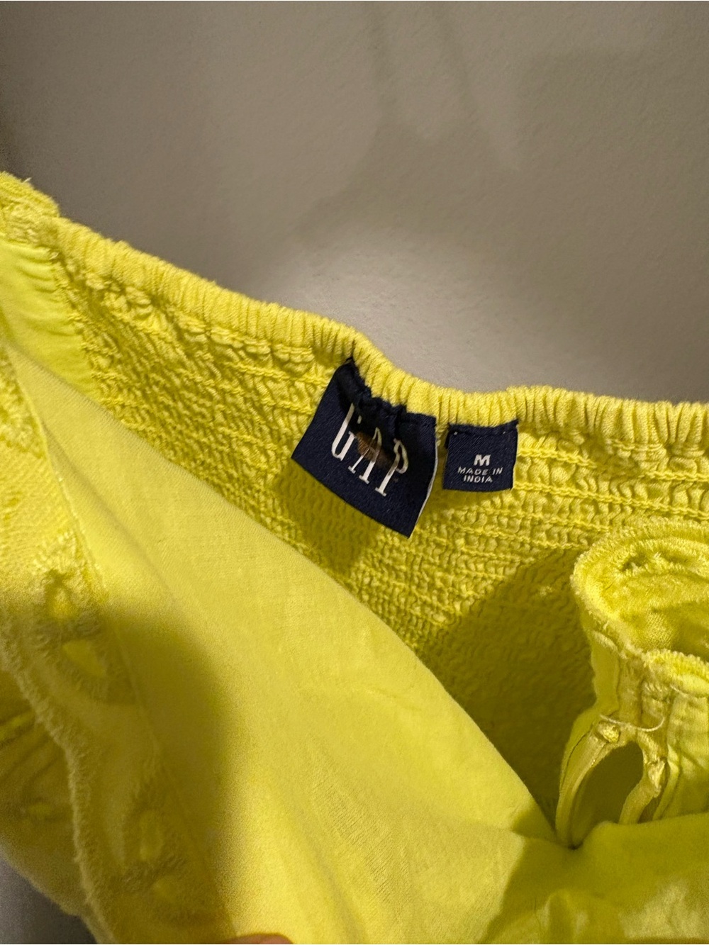 GAP Lime Green Eyelet Maxi Dress - Picture 6 of 7